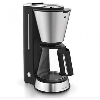 WMF Kitchenminis Aroma Cafetera de goteo con vaso de cristal, cafetera de filtro para hasta 4 tazas de café, programa antical, indicador agua, display digital, filtro extraible, 760 W