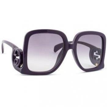 Gucci GG1326S 003 58 Stylish Sunglasses, Purple, Female, Size: 58 MM, Violet/Grey Shaded