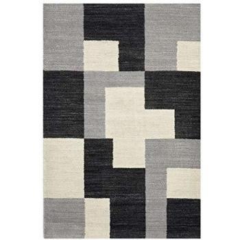 Alfombra Nomadica Matices Grises - Ladrillos - 160 x 230 cm