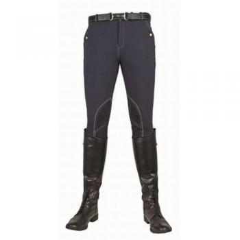 HKM Hombre Equitación Vera Classic Alos rodilla., todo el año, hombre, color Azul - azul oscuro, tamaño 50 [DE 48]