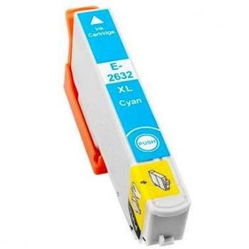 Cartucho Epson 26XL T2632 T2612 Cyan Compatível