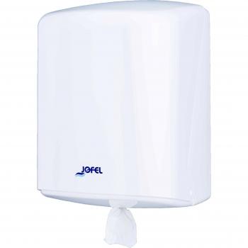 Jofel AG42000 Azur Dispensador de Papel, Mecha, con Mecanismo de Precorte, Blanco