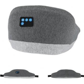 Auriculares Inalámbricos 4D con Mascarilla para Dormir, Altavoces Ultrafinos y Bluetooth, Ideal para Siestas en Oficina y Viajes