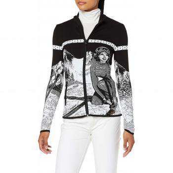 CMP Chaqueta de Punto para Mujer, Mujer, Suéter pulóver, 7H96928, Negro, 36