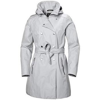 Helly Hansen Women's Welsey II Waterproof Trench Coat Grey Fog XL