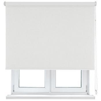 Estor Enrollable Opaco Térmico Easy Fix Blanco 55 x 190 cm - Instalación Sin Taladrar - Fabricado en España - Garantía 5 Años