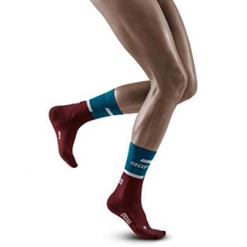 CEP Mid Cut V4 Running Socks Women - petrol - Size: IV