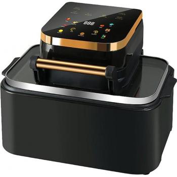 Freidora de Aire Multifuncional DAM JD989 1700W 12L Táctil Negra con 6 Programas Pregrabados