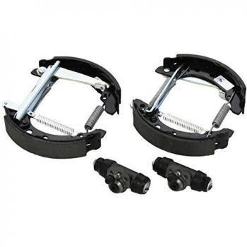 Kit de zapatas de freno ATE para frenos de tambor, referencia 03.0520-0114.3, compatible con vehículos Volkswagen Golf, Golf Cabriolet, Jetta, Passat, Polo, Scirocco,