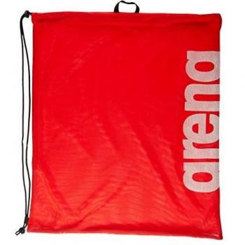 Arena Team Mesh Red Backpack - Unisex, Quick-Drying Swimming and Gym Bag