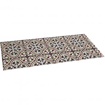 STOR PLANET Alfombra vinílica Acolchada Croma 50 x 140 cm, Cloruro de polivinilo, Estampado Modernista