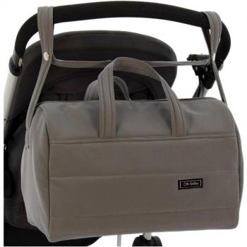 Bolsa de canastilla Rosy Fuentes - Canastilla para bebé, diseño moderno, material resistente y ligero, múltiples compartimentos para organización, fácil de limpiar, asas cómodas y ajustables