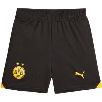 Puma BVB Kids Replica Home Shorts 2023-2024 - Black - Unisex - Size 15/16 Years