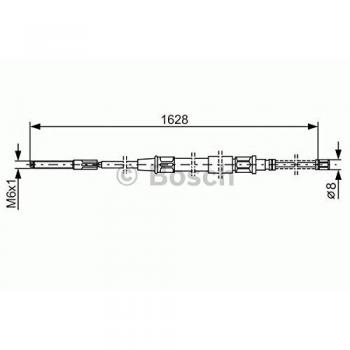 Cable de Freno de Mano BOSCH 1 987 477 169 - Alta Calidad y Durabilidad