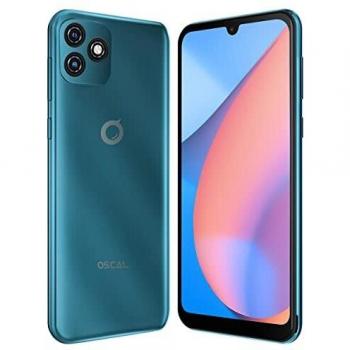 OSCAL C20 Android 11 3G Smartphone Libre, Móvil Doble SIM, Pantalla HD+ 6.08, Diseño Unibody, Quad-Core 1GB RAM + 32GB ROM, Cámara Dual 2MP+5MP, Batería 3380mAh GPS WiFi Desbloqueo Facial Azul