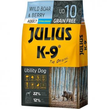 JULIUS K-9 Adult con jabalí y bayas - 10 kg