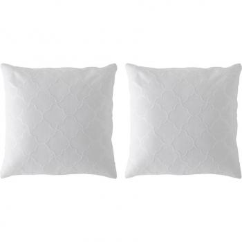 Guy Laroche - Set de 2 fundas de cojín jacquard Dorya B 30x50 cm Crudo