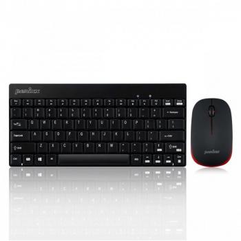Set Inalámbrico de Teclado y Ratón Perixx PERIDUO-712 Compacto Negro Mini