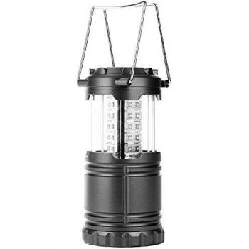 Camping Lámpara, smacho LED Camping Lámpara Farol de camping - Lámpara de camping linterna de camping LED para senderismo camping viaje emergencia Actividades Veladas exterior de la Tienda y Picnics, negro