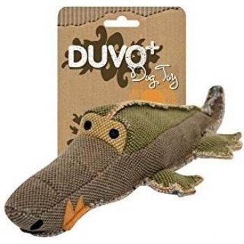 Duvo Juguete Perro Lona Cocodrilo, 31 x 14 x 8 cm