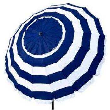 Sombrilla Air Max Aktive Beach Altura Regulable Protección Uv50 Azul/Blanco Ø240 Cm