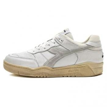 Diadora Heritage Men's Sneakers, White, Size 10 US, Used B560