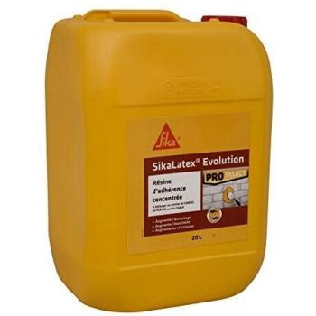 SikaLatex Evolución - Resina de Adhesión y Sellado - 20L - Listo para Usar - Previene Fisuras - Color Blanco
