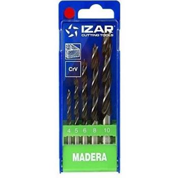 Izar M80332 - Juego de brocas 3 puntas para madera