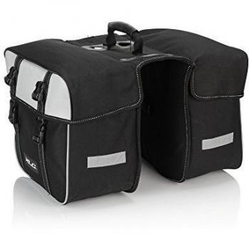 Xlc Doppelpacktasche Traveller BA-S74, Ausführung:Schwarz/Anthrazit