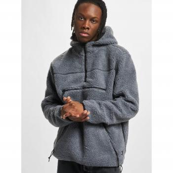 Brandit Teddyfleece Worker Pullover Jacket - Anthracite - 6XL - Men's