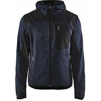 Chaqueta de Punto con Capucha Blaklader Alta Visibilidad T.XL - Marino Oscuro/Negro