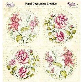 Dayka Trade Papel decoupage, Multicolor, 30 x 30 cm
