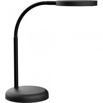 Lámpara de mesa LED MAULjoy 5W, luz blanca cálida, color negro