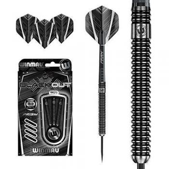 Dardos Winmau Blackout 26g 90% tungsteno punta de acero