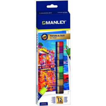 Manley - Pinturas al Óleo de 12 Colores en Estuche Compacto | Ideal para Artistas de Todas las Edades
