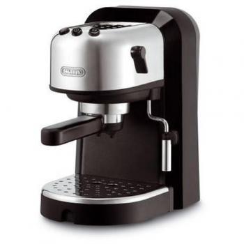 DeLonghi EC270 - Cafetera espresso, 1100 W, 1.3 litros de capacidad, 15 bares,  acero inoxidable