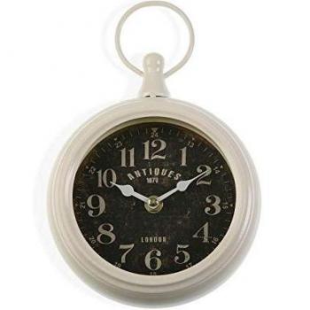 Versa Reloj Pared White 16X23 Cm, Multicolor, No Aplica