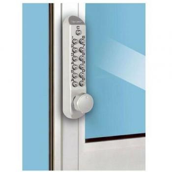 Teclado mecánico Lokod Keylex 22204 - Zamak, código mecánico, reversible, para puertas de 25 a 55 mm