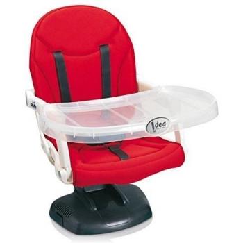 CAM Idea - Silla Alta (355 mm, 490 mm, 510 mm) Rojo, Color Blanco