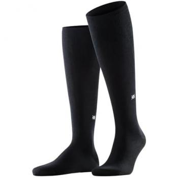 Calcetines de Algodón Negros hasta la Rodilla Burlington Dublin para Hombre Talla 40/46