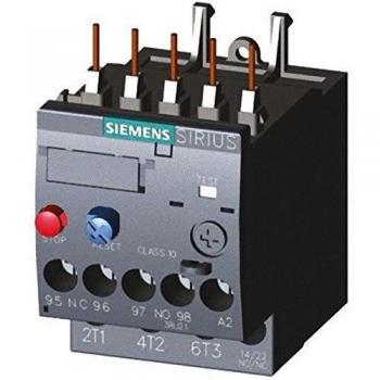 Siemens Relé de sobrecarga Sirius 3RU2116-1AB0, tipo: relé de sobrecarga, características: 1 NA + 1 NC, rango de corriente: 1,1 → 1,