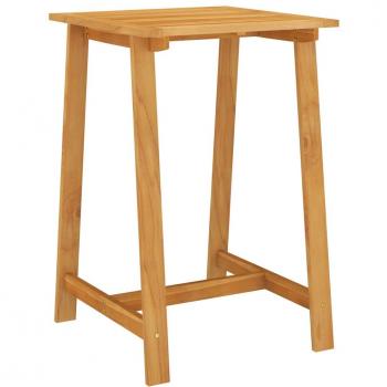 Solid Acacia Wood Garden Bar Table 27.6x27.6x40.9