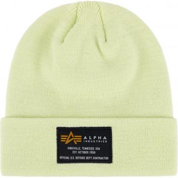 Alpha Industries Arctic Lime Crew Beanie - Unisex Acrylic Hat