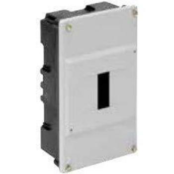 Solera 695B - Tapa para caja ICP de 1 a 4 elementos y hasta 40A. 115x188x55. Color blanca. Empotrar.