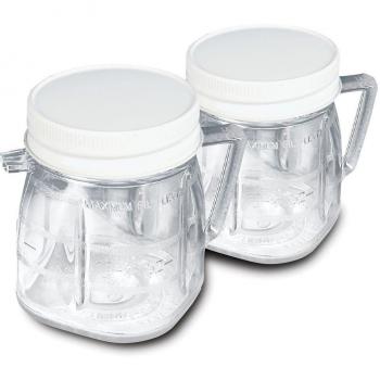Oster 004888-011000-I - Pack de 2 minivasos con tapa