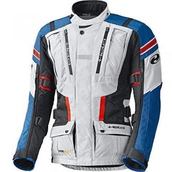 Chaqueta de moto impermeable Held Hakuna 2, color gris/negro