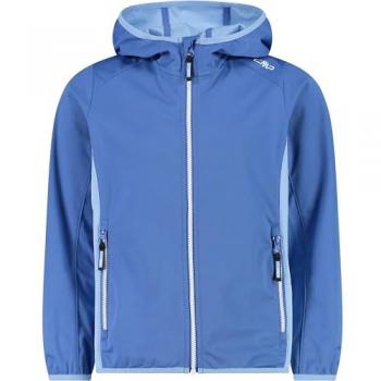 CMP Softshell Jacket with Fixed Hood for Boys, Size 8, Provenza Style