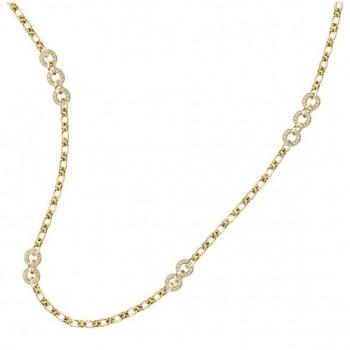 Morellato Bagliori Collar Mujer de Acero Inoxidable con Cristales Swarovski, Diseño Elegante y Moderno, Cierre de Langosta, Longitud Ajustable