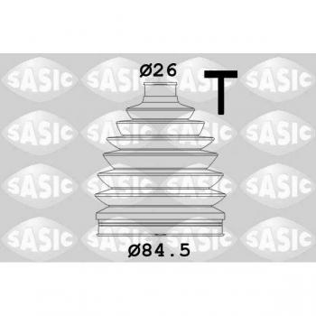 Fuelle de árbol de transmisión SASIC 1906067 - Juego de fuelles, alta resistencia, material duradero, fácil instalación, compatible con múltiples modelos de vehículos