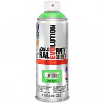 PINTURA EN SPRAY PINTYPLUS EVOLUTION 520CC FLUOR.VERDE F136